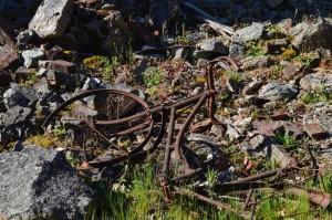 rusted bycicle